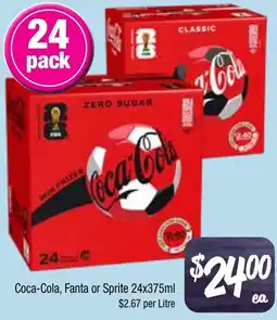 Farmer Jack's Coca-Cola, Fanta or Sprite offer
