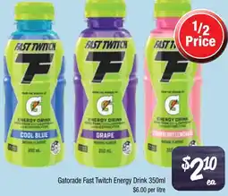 Farmer Jack's Gatorade Fast Twitch Energy Drink offer