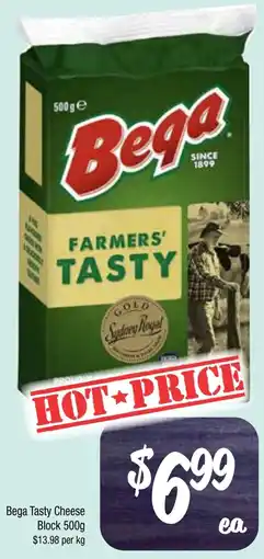 Farmer Jack's Bega Tasty Cheese Block offer