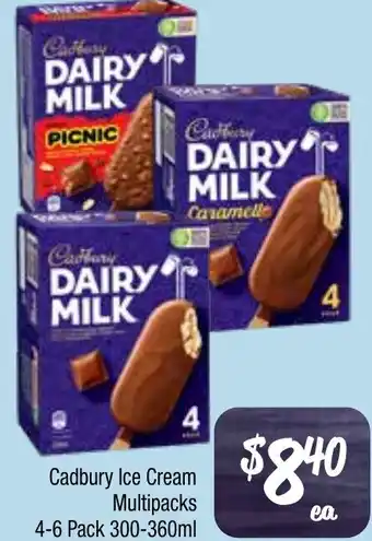 Farmer Jack's Cadbury Ice Cream offer