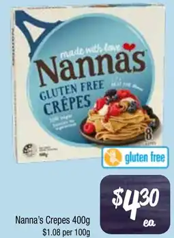 Farmer Jack's Nanna's Crepes offer