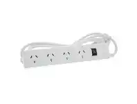 Officeworks Jackson 4 Way 3m Surge Protected Powerboard offer