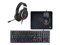 Officeworks Laser Deluxe 4-in-1 RGB Gaming Bundle offer