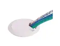 Officeworks Keji Furniture Hole Cover 80mm White offer