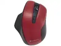 Officeworks Verbatim Ergonomic Wireless Mouse Red offer