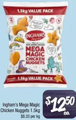 Farmer Jack's Ingham's Mega Magic Chicken Nuggets offer
