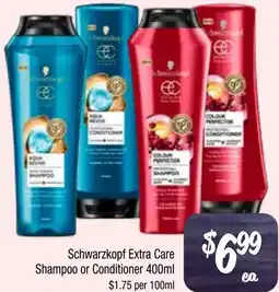 Farmer Jack's Schwarzkopf Extra Care Shampoo or Conditioner offer