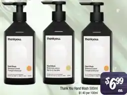 Farmer Jack's Thank You Hand Wash offer