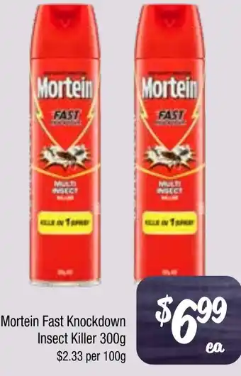 Farmer Jack's Mortein fast knockdown insect killer offer