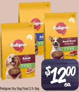 Farmer Jack's Pedigree dry dog food offer