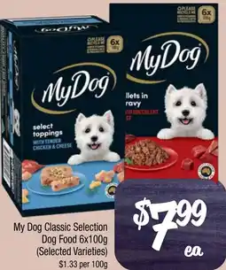 Farmer Jack's My dog classic selection dog food offer