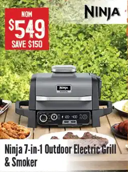 Barbeques Galore Ninja 7-in-1 Outdoor Electric Grill & Smoker offer