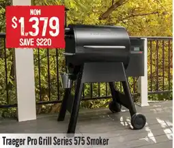Barbeques Galore Traeger Pro Grill Series 575 Smoker offer