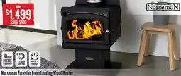 Barbeques Galore Norseman Forester Freestanding Wood Heater offer