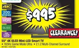 JB Hi-Fi 55" 4K ULED Mini-LED Smart TV offer