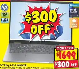 JB Hi-Fi 14" Envy 2-In-1 Notebook offer