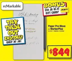 JB Hi-Fi Paper Pro Move + MarkerPlus offer