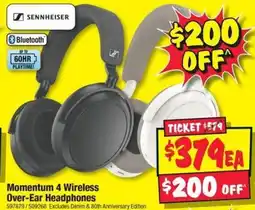 JB Hi-Fi Momentum 4 Wireless Over-Ear Headphones offer