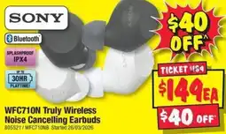JB Hi-Fi WFC710N Truly Wireless Noise Cancelling Earbuds offer