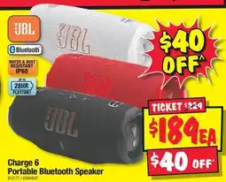 JB Hi-Fi Charge 6 Portable Bluetooth Speaker offer