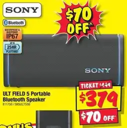 JB Hi-Fi ULT FIELD 5 Portable Bluetooth Speaker offer