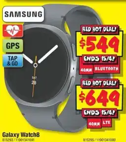 JB Hi-Fi Galaxy Watch8 40MM offer