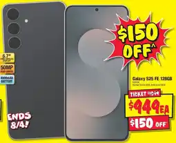 JB Hi-Fi Galaxy S25 FE 128GB offer