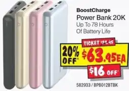 JB Hi-Fi BoostCharge Power Bank 20K offer