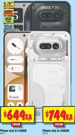 JB Hi-Fi Phone (4a) 8+256GB offer