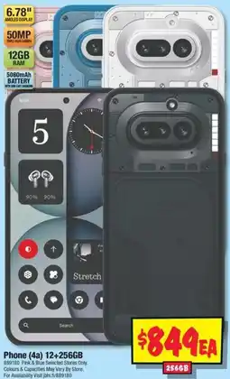 JB Hi-Fi Phone (4a) 12+256GB offer