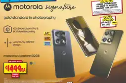 JB Hi-Fi motorola signature 512GB offer