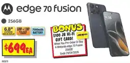 JB Hi-Fi Motorola edge 70 Fusion 256GB offer