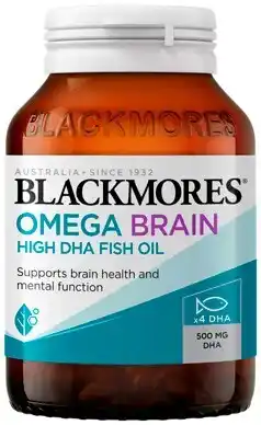 Discount Drug Stores Blackmores Omega Brain 60 Capsules offer