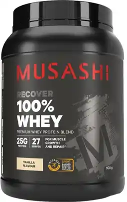 Discount Drug Stores Musashi 100% Whey Vanilla Protein offer