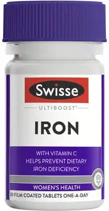 Discount Drug Stores Swisse Ultiboost Iron 30 Tablets offer