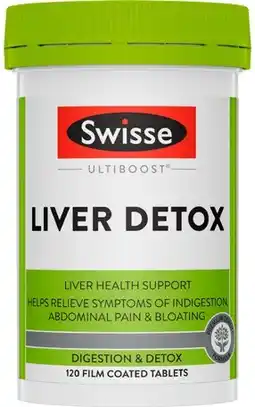 Discount Drug Stores Swisse Ultiboost Liver Detox 120 Tablets offer
