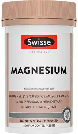 Discount Drug Stores Swisse Ultiboost Magnesium 200 Tablets offer