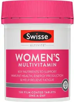 Discount Drug Stores Swisse Ultivite Women’s Multivitamin 120 Tablets offer