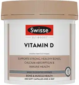 Discount Drug Stores Swisse Ultiboost Vitamin D 400 Capsules offer