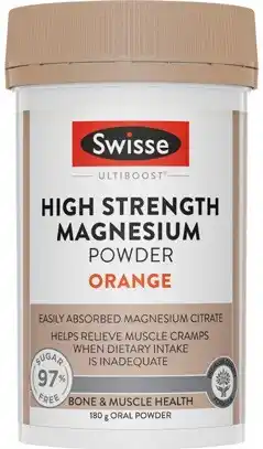 Discount Drug Stores Swisse Ultiboost High Strength Magnesium Powder Orange offer