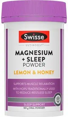 Discount Drug Stores Swisse Ultiboost Magnesium + Sleep Powder Lemon & Honey offer