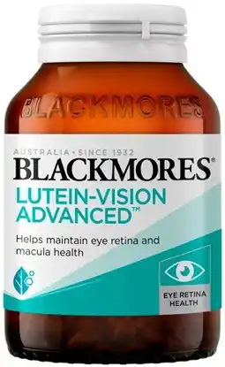 Discount Drug Stores Blackmores Lutein-Vision Advanced 60 Capsules offer