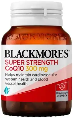 Discount Drug Stores Blackmores Super Strength CoQ10 300mg 30 Capsules offer
