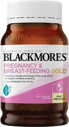 Discount Drug Stores Blackmores Pregnancy & Breast-Feeding Gold 180 Capsules offer