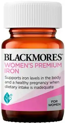 Discount Drug Stores Blackmores Women’s Premium Iron 30 Tablets offer