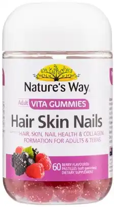 Discount Drug Stores Nature’s Way Adult Vita Gummies Hair, Skin & Nails 60 Pastilles offer