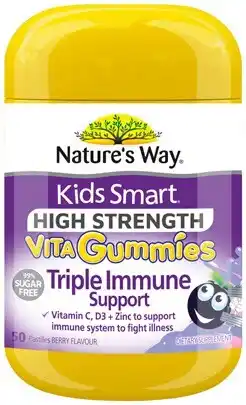 Discount Drug Stores Nature’s Way Kids Smart High Strength Vita Gummies Triple Immune Support 50 Pastilles offer