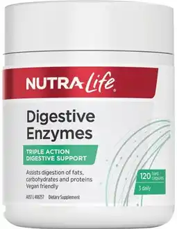 Discount Drug Stores Nutra-Life Digestive Enzymes 120 Hard Capsules offer