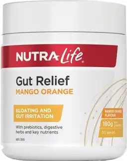 Discount Drug Stores Nutra-Life Gut Relief Mango Orange Oral Powder offer