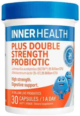Discount Drug Stores Inner Health Plus Double Strength Probiotic 30 Capsules offer